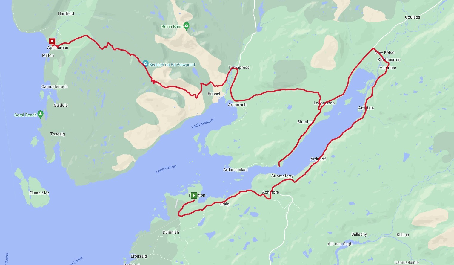 Plockton to Applecross